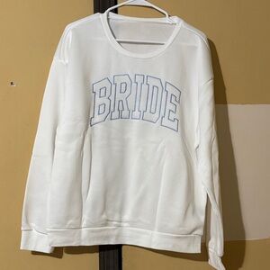 White 'Bride' Women's Top